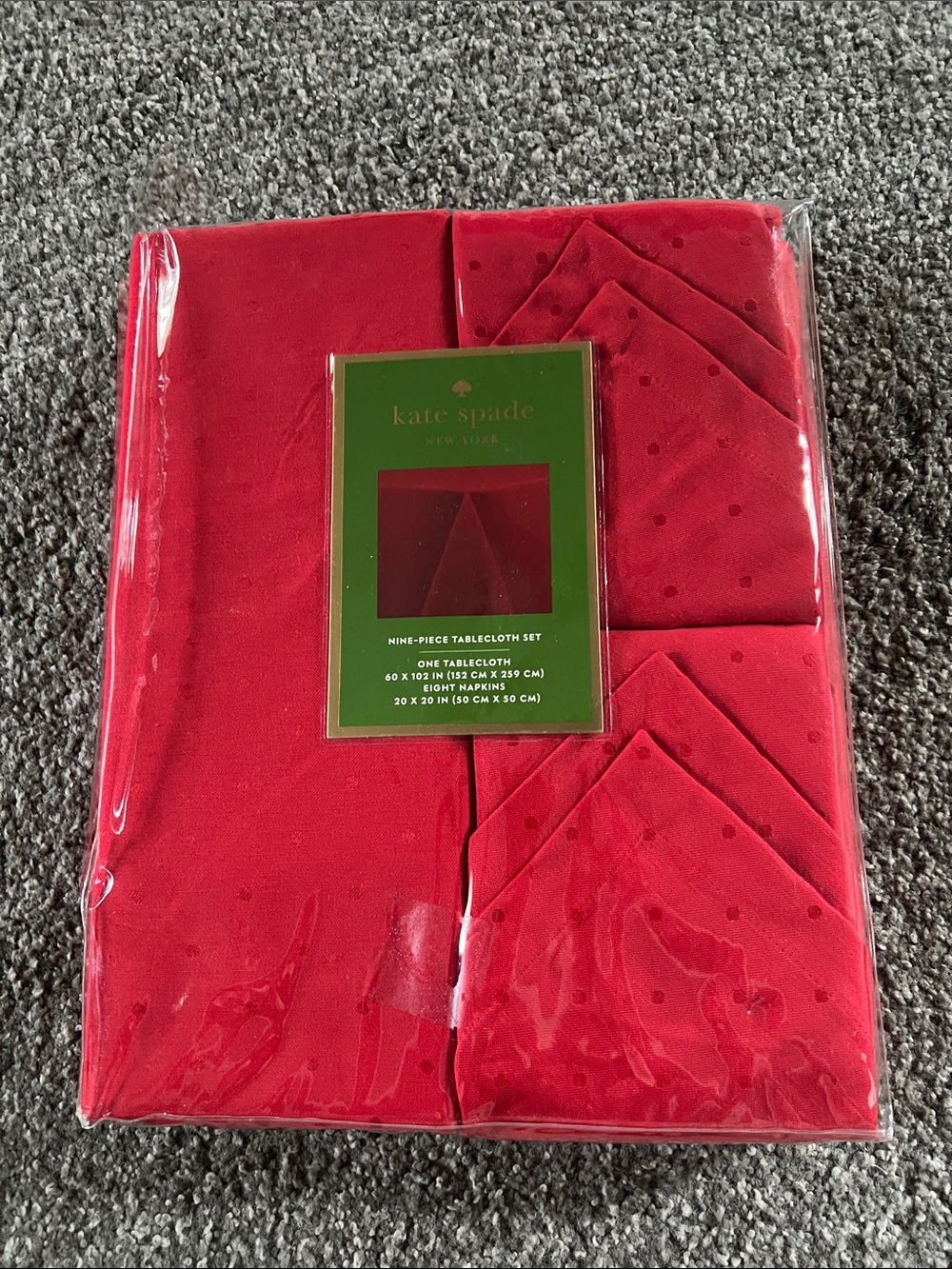 ❗️FINAL❗️ 🆕 Kate Spade New York Tablecloth + 8 Napkins Set